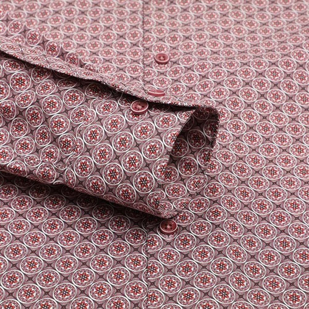 Renoma Oriental Print Classic Shirt Rnssg1040 Rd