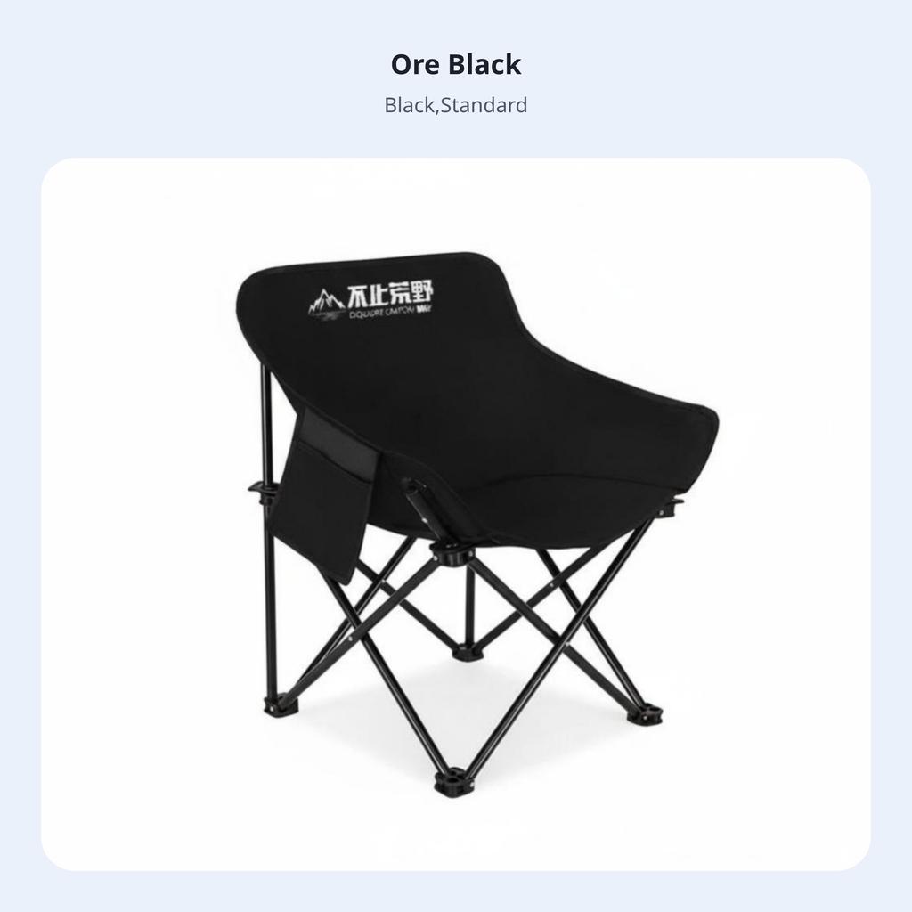 Highspine Moon Chair Lightweight Highspine Folding Chair Foldable Robust Duty For Outdoor Enthusiasts Fishers Rearyard