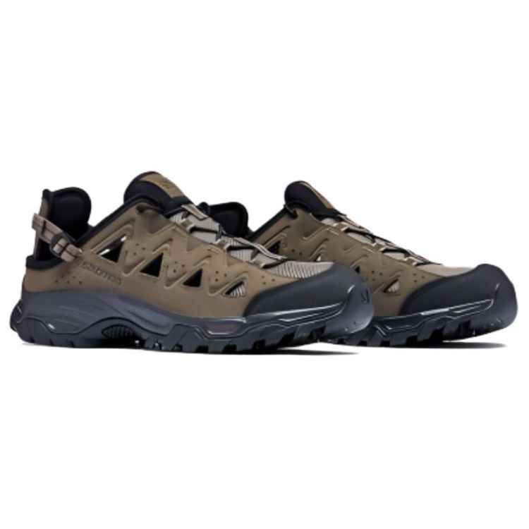 Salomon Alhama Shock Absorbing Breathable Grip Support Water Shoes Men Shoes Dark-Brown 410362