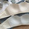 Seamless Strapless Bandeau Push-Up Bra for Women – Anti-Slip, Soft Support, Two-Way Wear