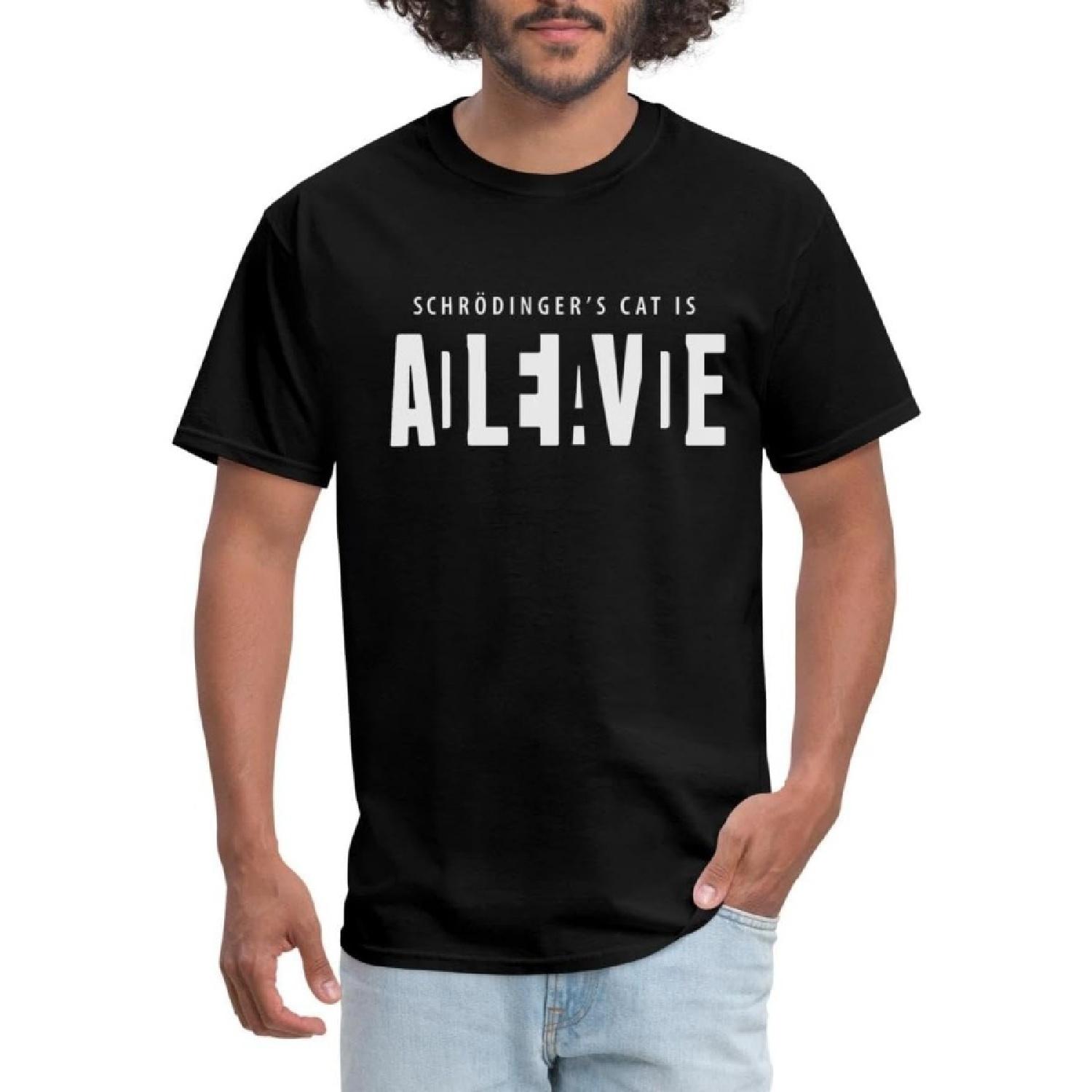 

Spreadshirt Schrödinger s Cat Dead Alive Men s T-Shirt XXXXXL різнокольоровий