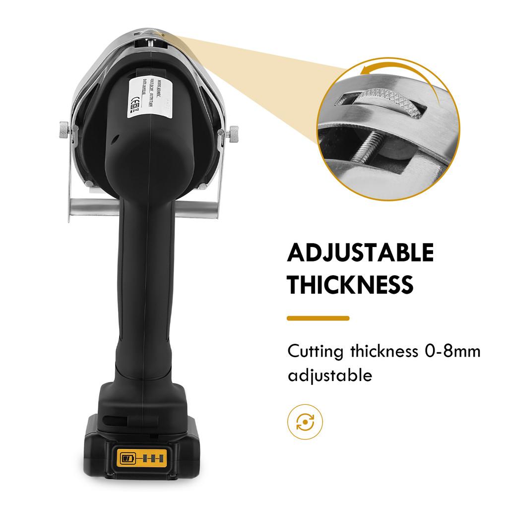 80W Professional Electric Turkish Kebab Knife Portable Cordless Meat Cutter Handheld Turkish Kebab Slicer