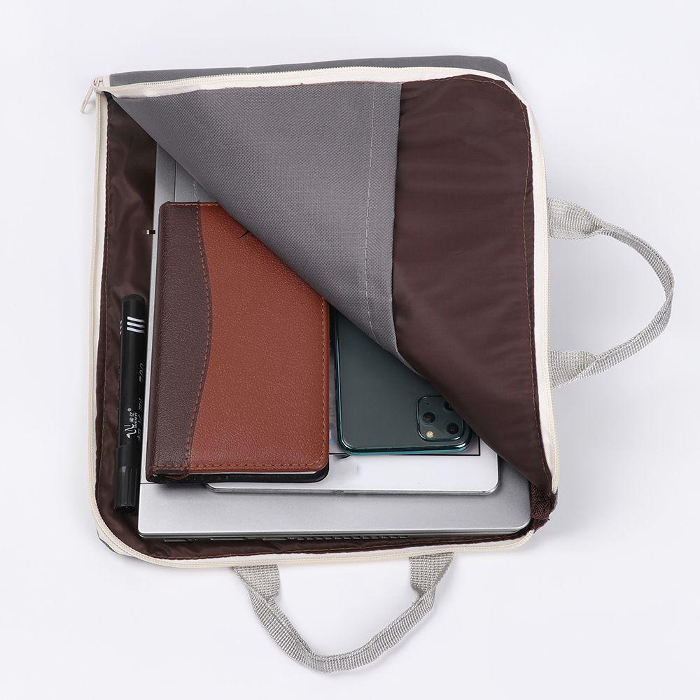 Stationery Organizer Multifunctional Document Bag A4 File Folder Business Briefcase Paper Storage