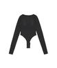 Eonibeu Button Body Suit Charcoal