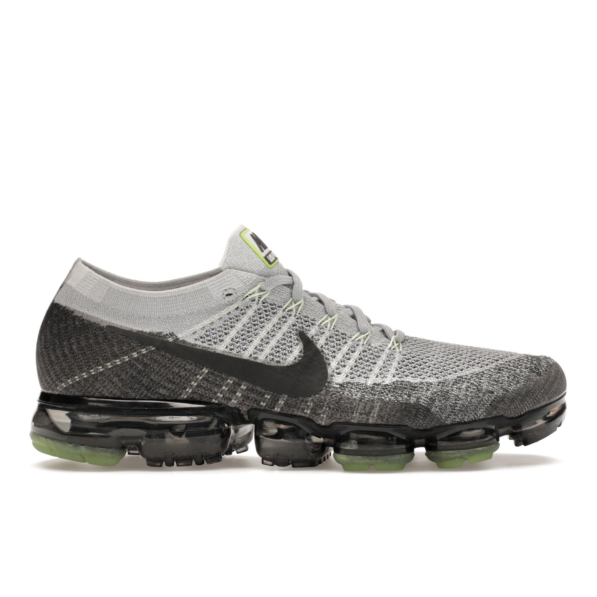 

Мужские кроссовки Nike Air VaporMax Neon Grey Pure-Platinum Anthracite-White-Dark-Grey 922915-002