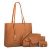 Women's Fashion Large Capacity Tote Bag 4-Piece Set