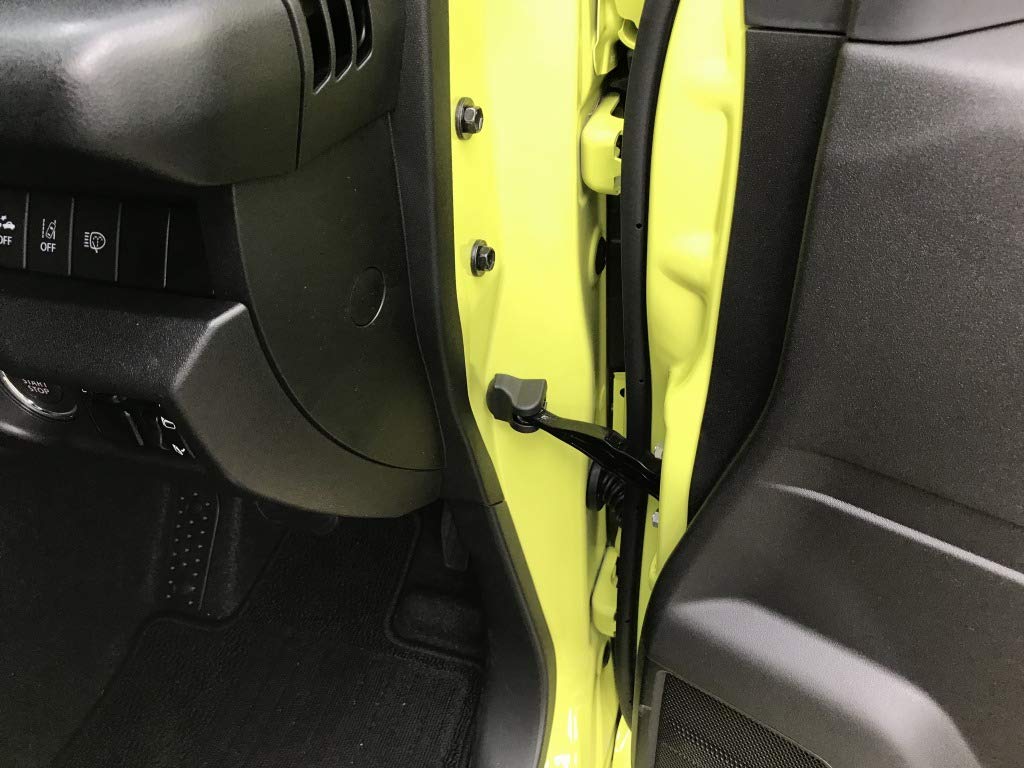 Suzuki New Jimny JB64/JB74 Carbon Pattern Door Striker Cover & Hinge Cover Set Dress Up Parts Car Accessories