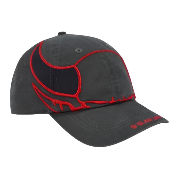 PUMA x SLAM JAM Cotton Baseball Caps Unisex Black/Red 027658_01 F