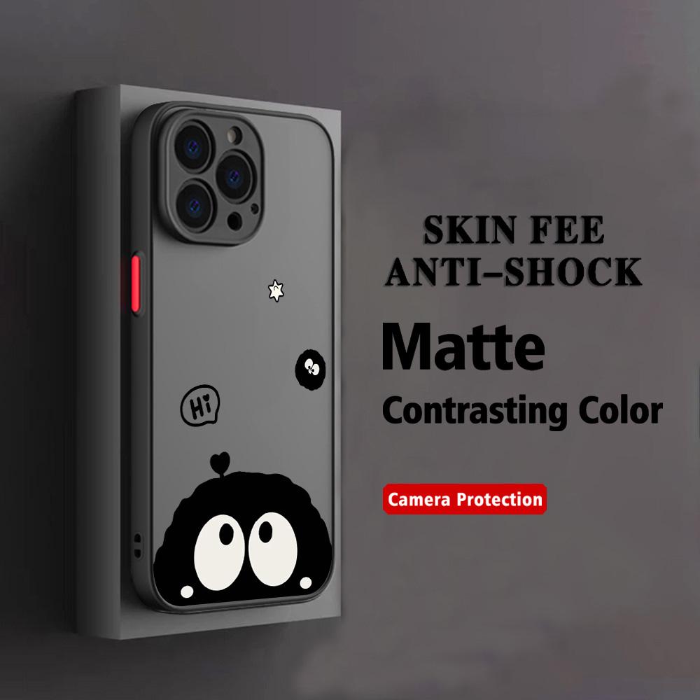 HOT Lovely Black Monster Soot Sprites Phone Case For iPhone 17 16e 16 15 14 13 12 11 Mini Pro Air Max X XR XSMax 7 8 6 Plus