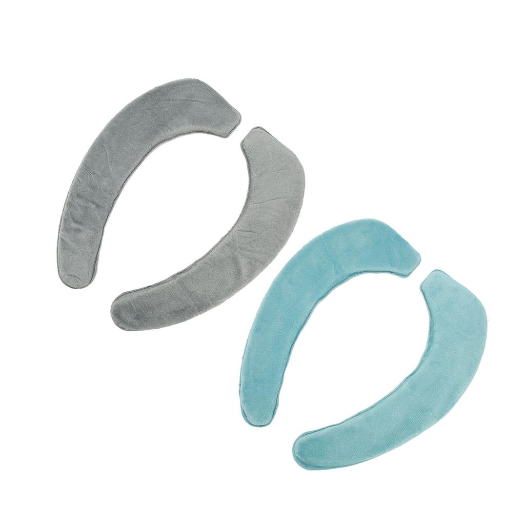 2 Stück Toilettenwärmerbezug Weich Bequem Warm Waschbar Selbstklebend Flanell Toilettensitzbezug Cu