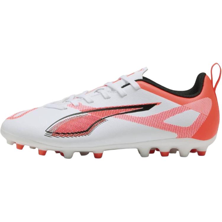 Puma Ultra 5 Series Trendy Sports Low-Top Kids Soccer Shoes Kids Sneaker White Red 108329-01