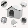 Foldable Cave Shelter for Pet Cooling, Enclosed House for Outdoor Bed Stray Animal Portable Cover for Bedroom Use Daily Home