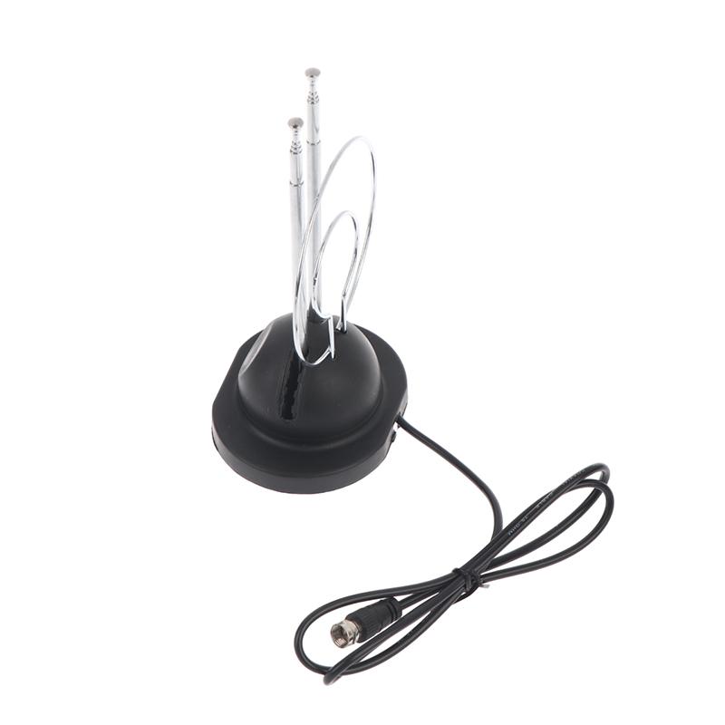 1 Stück Innen-Schleifen-Kaninchenantenne Analog-Digital-Signal Universelle Antenne VHF/UHF/HDTV