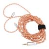 Earbuds Upgrade Cable 4 Core 2.5mm Plug 0.78mm 2 Pin Silver Plated Replacement Headphone Cord 3.9ft