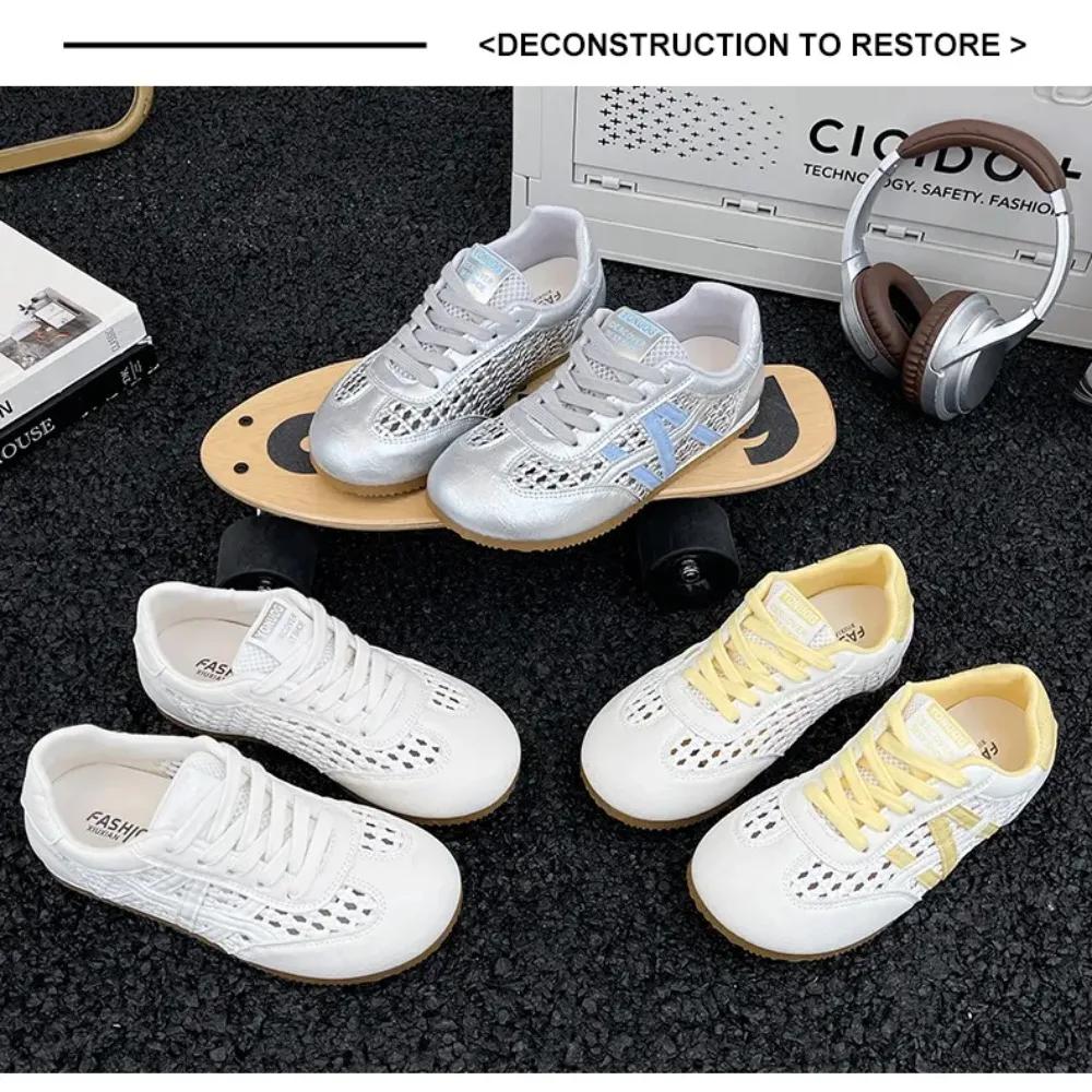 2025 Summer New Mesh Breathable Woven Forrest Gump Shoes Sports and Casual Moral Training Shoes