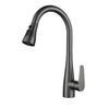 SUS304 Multi-Functional Kitchen Faucet with Pull-Out Sprayer and Three-Speed Water Flow for Single Sink Vegetable Washing Basin