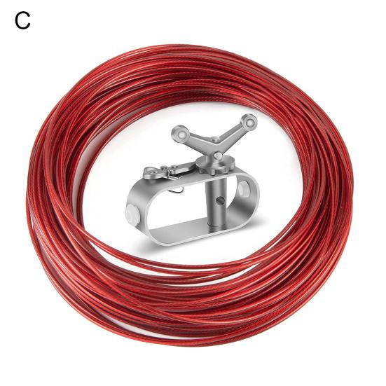 1 Set Pool Cover Winch High-Strength Universal Size Rust-proof Wide Application Simple Installation