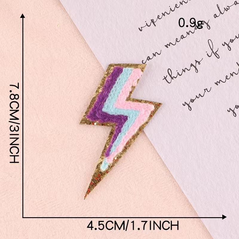 Computer Embroidery Label Rainbow Towel Embroidery Badge Sticker Clothing Accessories Shoe And Hat Accessories Patch Sticker Versatile Cloth Sticker