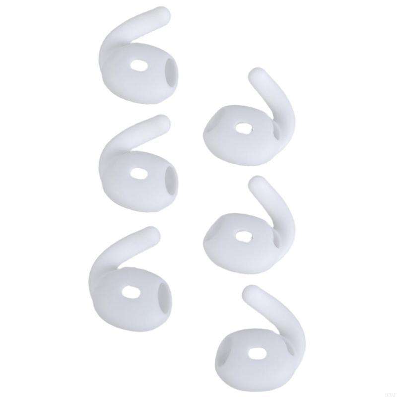 95AF 3Pairs Silicone Ear Hooks Earplugs for Pods 4 Holder Ensuring Comfort and Stability for Men and Women