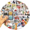 50PCS Cute Cat Stickers Waterproof Funny Cats Decals for Water Bottle Laptop Skateboard Scrapbook Luggage Kids Toys