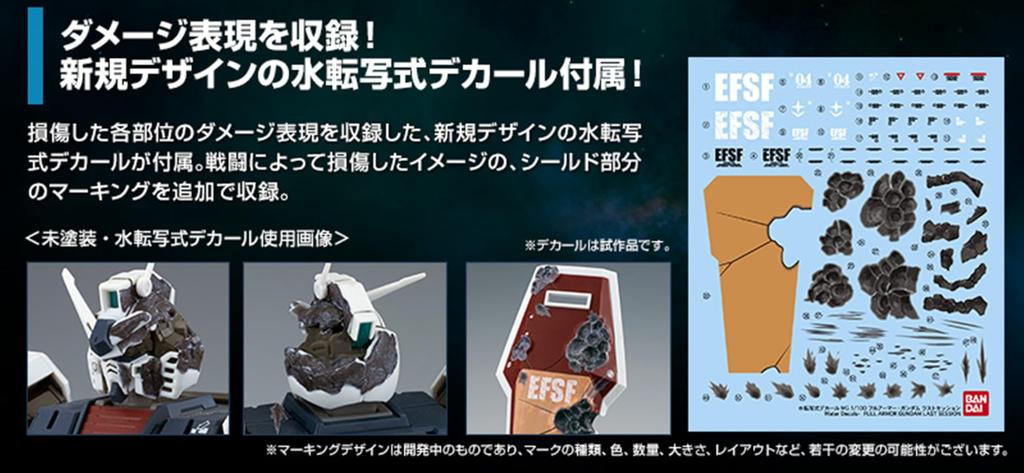 Bandai MG Full Armor Gundam THUNDERBOLT Last Session Online Shop 2388841 1/100 [GUNDAM Version] Ver. (Hobby Exclusive)