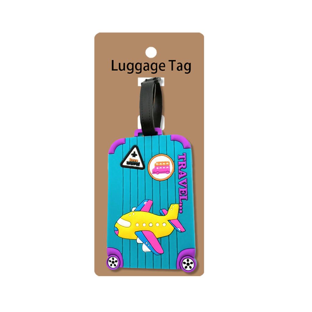 Luggage Tags, Boarding Passes, Creative Luggage Tags, PVC Soft Rubber Sign-in Tags, Anti-loss A-DH