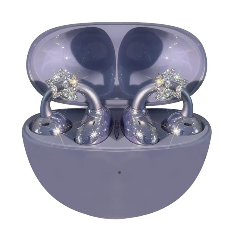 

Кристальная Декорация для Наушников Быстрая Установка Металлическая Подвеска-Застежка для Наушников Аксессуары-Зажимы для Ушей