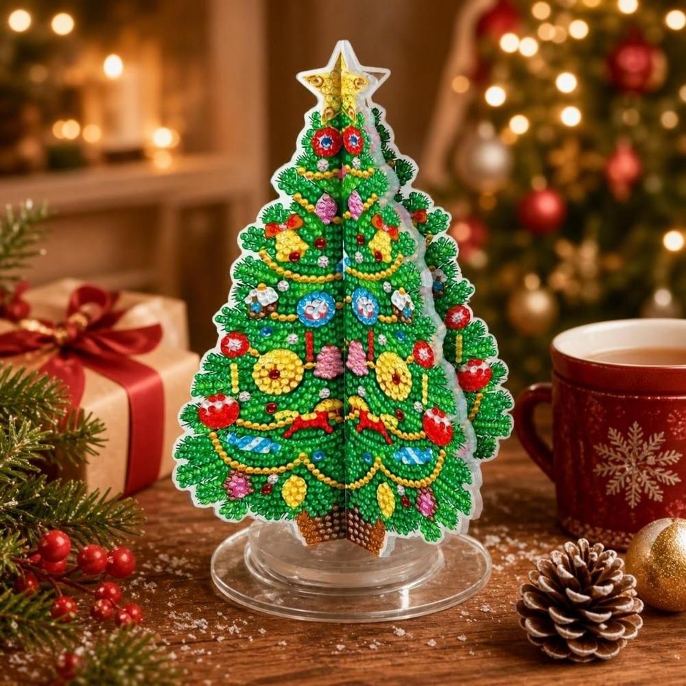 Tabletop Ornaments Christmas Tree Kit Handmade Christmas Decor Home Decor