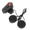 Motorradhelm Bluetooth-Headset IP65 Wasserdicht Kabelloser Helm-Kopfhörer Unterstützt UKW-Radio und