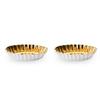 Floyd Small 10 X 6 Set of Candy Cup Made In Plates, Approx. Cm, 2, Oval, Gold, Japan, FL02-00243