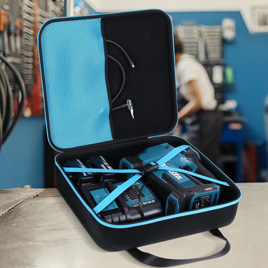 Aenllosi Aufbewahrungskoffer Kompatibel mit Makita Akku-Luftpumpe MP181DZ/MP001GZ (Nur Fall)