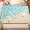 Starfish Ocean Wave Welcome Doormat Sea Beach Pattern Floor Rug Non Slip Entrance Mat Indoor Kitchen Carpet Decor