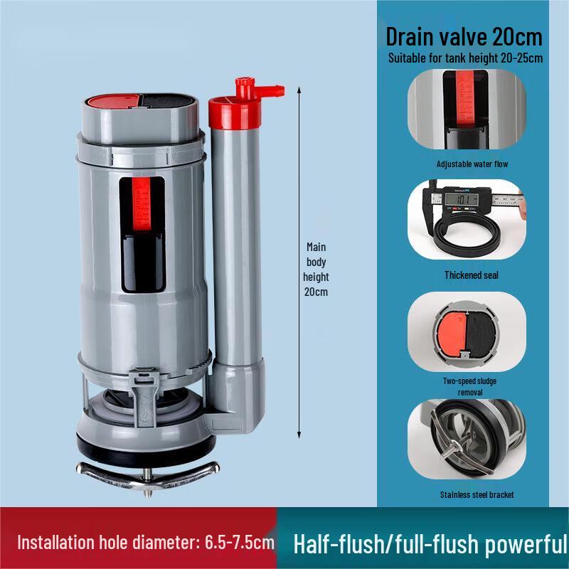 MDNG Toilet Water Tank Flush and Fill Valve Kit