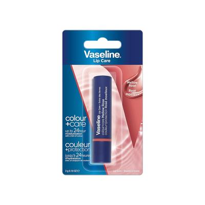 Bálsamo Labial con Color y Cuidado Mellow Rose Stick 3g Con 24 Horas de Hidratación Para Labios Suaves, Lisos y Rosados
