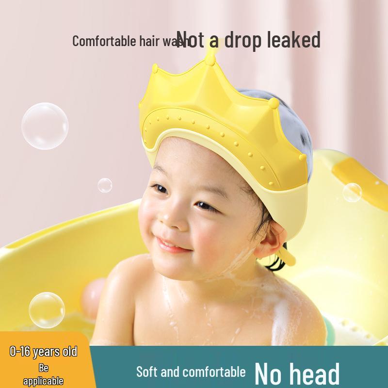 Baby Shampoo Cap: Waterproof Infant Bath Shield with Ear Protection