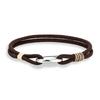 Edelstahl Hummer Federverschluss Doppelfaden Geflochtenes Seil Armband für Männer Frauen Paar Schmuck Geschenke