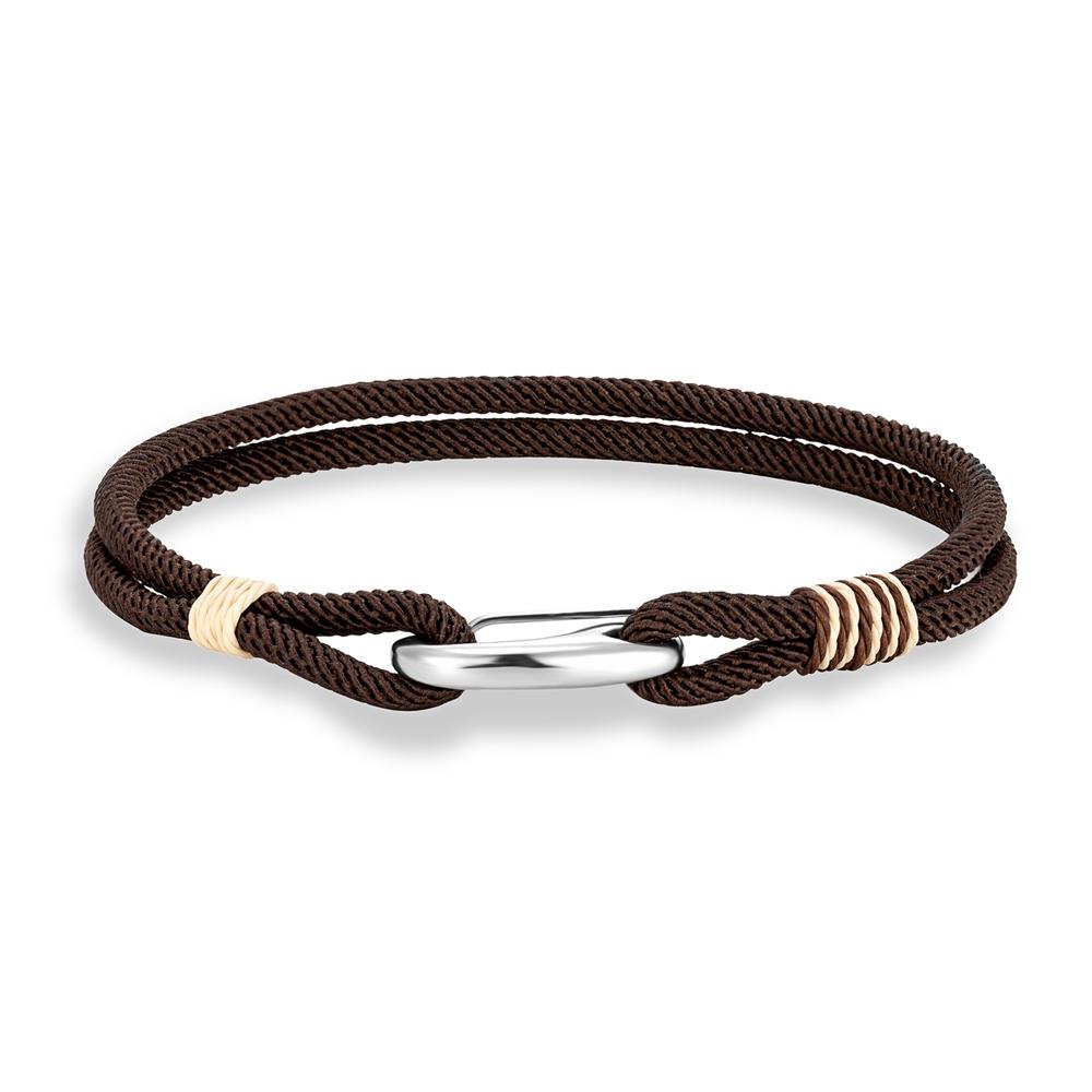 Edelstahl Hummer Federverschluss Doppelfaden Geflochtenes Seil Armband für Männer Frauen Paar Schmuck Geschenke