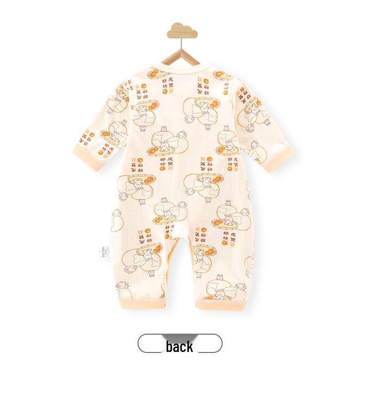 Tongtai Newborn Pure Cotton Baby Bodysuit - Spring/Autumn Jumpsuit Romper