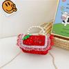 Floral Childrens Delightful Crossbody Bag With Shiny Sequins For Fashionable Toddlers