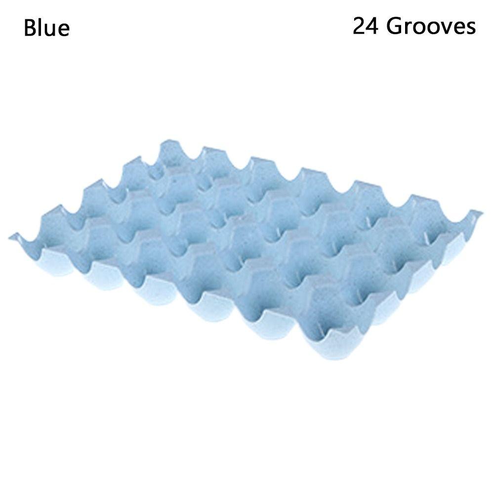 Large-capacity Egg Storage Box 24/15 Grooves Egg Dispenser for Kitchen Trendy Egg Container