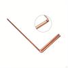 2Pcs Copper Dowsing Rods,Detection , Detect Rods Traditional Divining Portable for Searching