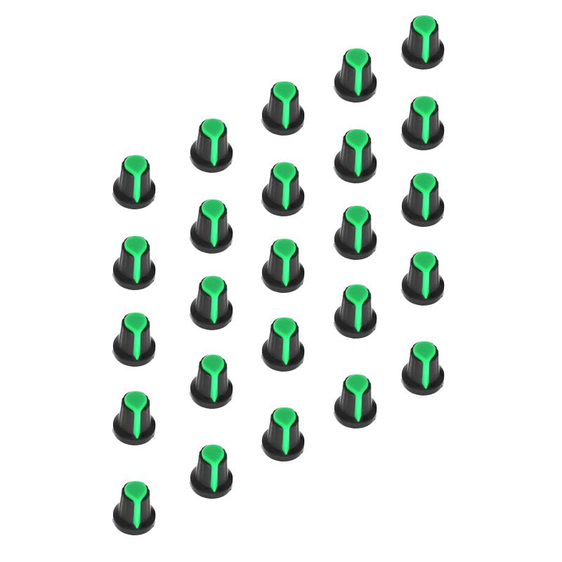 30Pcs 6Color Ag2 Potentiometer Knob Encoder Switch Cap 15X17Mm Wh148 Potentiometer Plastic Knobs Cap