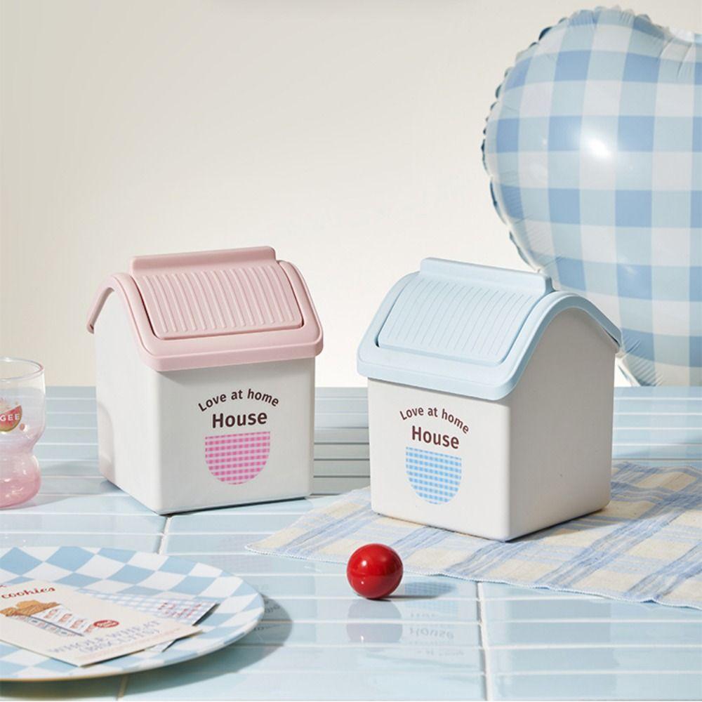 Pen Stand Pencil Storage Box Large Capacity Makeup Brush Organizer Sweet House Pen Holder  School