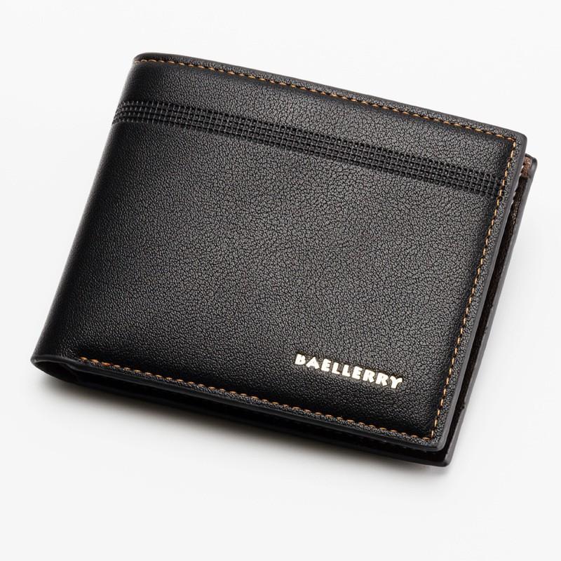 Wallet Men s European American Business Youth Short Anti Demagnetization Multi Slot Thin 13X3X10
