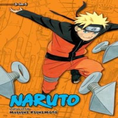 Edição 3 em 1 de Naruto Vol. 12 por Masashi Kishimoto Livro de Bolso 9781421573823