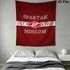 Spartak Moscow Might Wall Hanging Printed Fabric Blanket Decorative Tapestries for Bedroom Living Room Home Decor