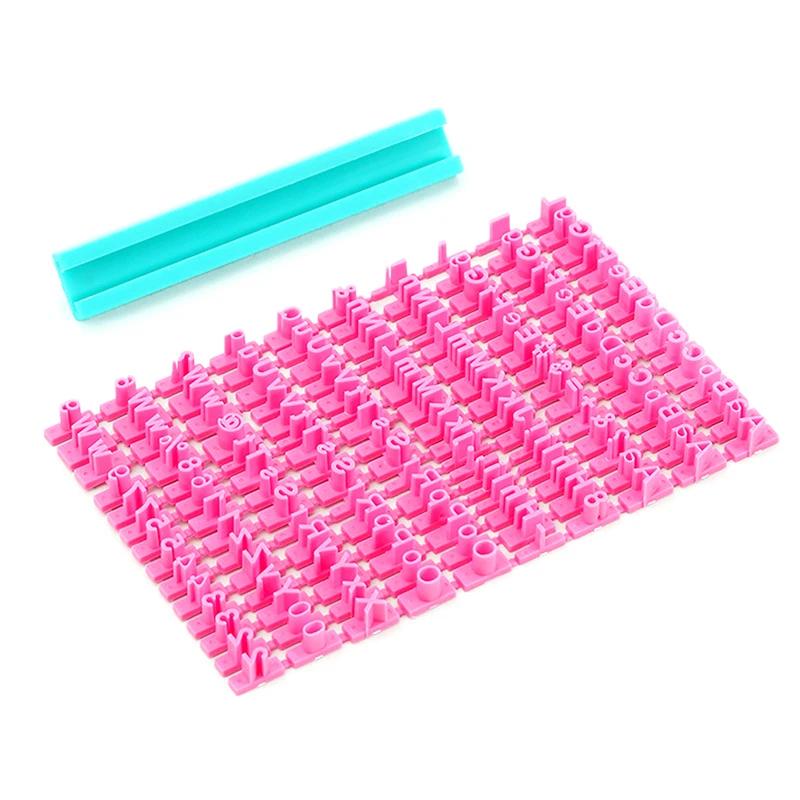 Home Kitchen Alphanumeric Cookie Mold Plastic Alphabet Stamp DIY Printing Embodying Mold Cookie Cake Baking Tools Baking Mold