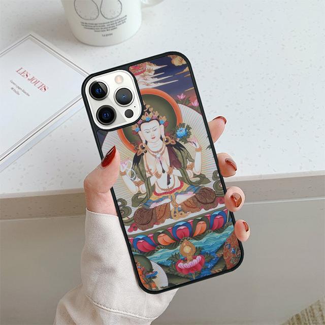 Gautama Buddha Beautiful Artwork Phone Case For iPhone 17 Air 14 15 16 13 12 Cover For Apple Pro Max 6S Plus