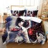 3D Print Anime Tokyo Ghoul Kaneki Ken Bedding Set Duvet Cover Bed Set Pillowcase Comforter King Queen Size  Quilt Cover026