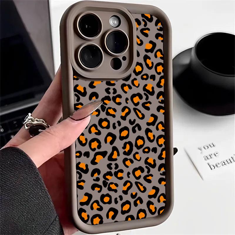 Retro Leopard Phone Case For Realme C51 C53 C55 C61 C63 C65 C67 C11 C17 C20 C25Y C12 C25S Funda Shockproof Silicone Soft Cover